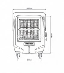 Priemyselný ochladzovač vzduchu Master BC 120